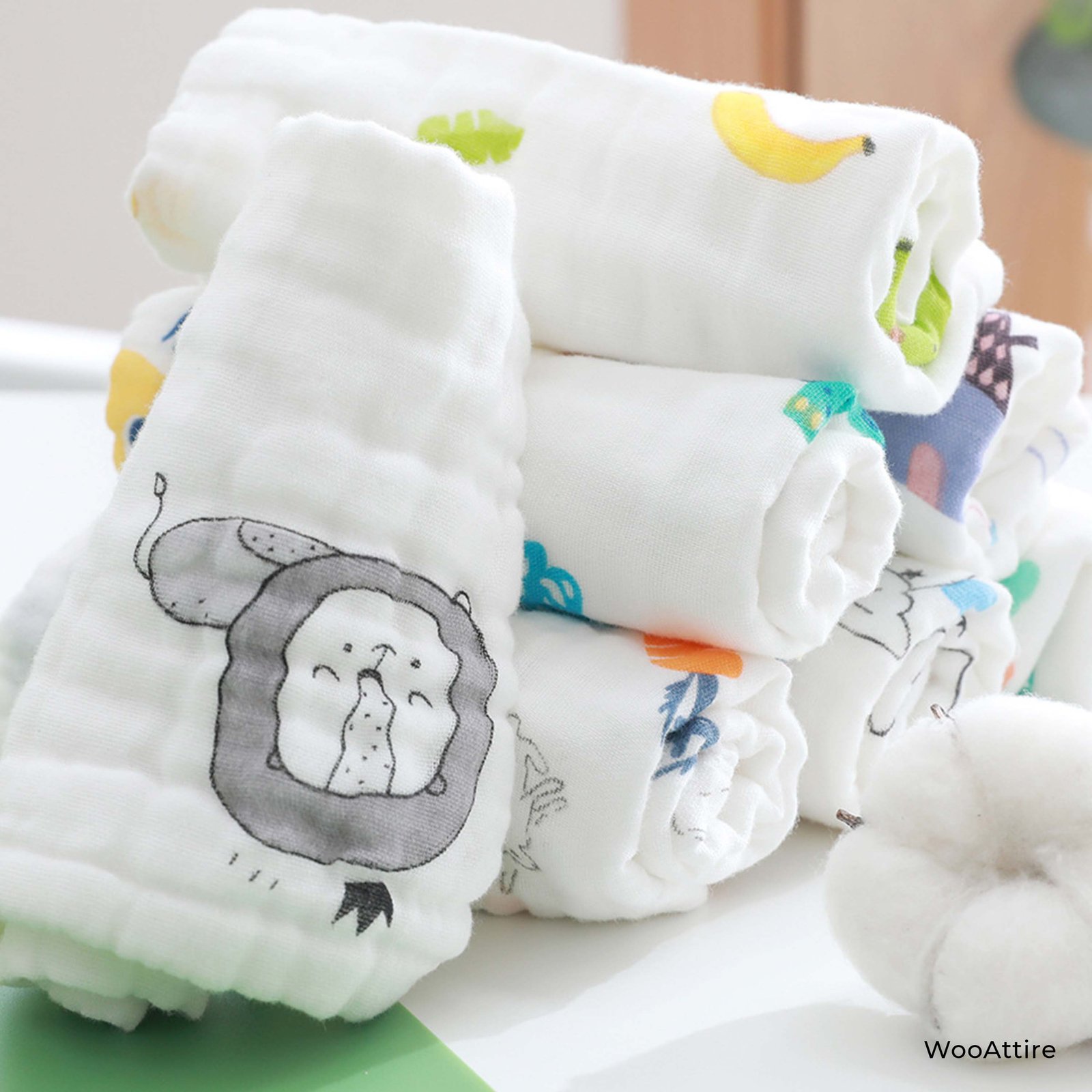 wholesale muslin cotton 6 layer hanky